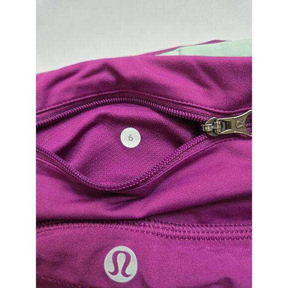 Lululemon Real Quick Short Regal Plum / Paradise size 6 Lined Pockets Clean - Picture 5 of 10